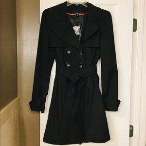 Cynthia Rowley Black Raincoat